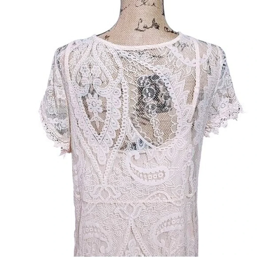 torrid Blush Pink Lace Maxi Dress - Picture 7 of 12